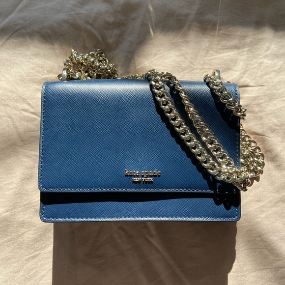 KATE SPADE NEW YORK Navy Crossbody Evening Bag - Picture 3 of 6